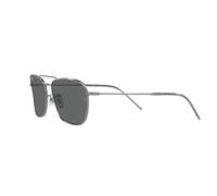 Ray-Ban Rbr0102s Caravan Reverse Quadratische Sonnenbrille, Plomizo/Dunkelgrau, 61 mm