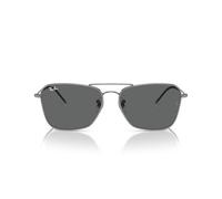 Ray-Ban Rbr0102s Caravan Reverse Quadratische Sonnenbrille, Plomizo/Dunkelgrau, 61 mm