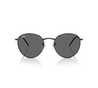 Ray-Ban Rbr0103s Sonnenbrille, rund, umgekehrt, Schwarz/Dunkelgrau, 55 mm
