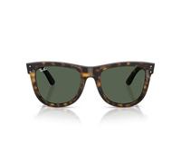 Ray-Ban Rbr0502s Wayfarer Reverse Quadratische Sonnenbrille, Dunkles Havanna / Dunkelgrün, 53 mm
