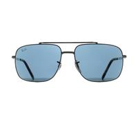 Ray-Ban Rechteck Unisex poliert Silber Blau RB3796 Einheitsgröße