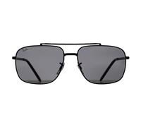 Ray-Ban Rectangle Unisex poliert schwarz dunkelgrau RB3796 Einheitsgröße