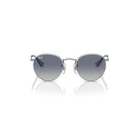 Ray-Ban Rj9547s runde Sonnenbrille aus Metall für Damen, Silber/Grau mit blauem Farbverlauf, 44 mm