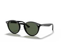 Ray-Ban 0RB2180 601/71 Kunststoff Rund Schwarz/Schwarz Sonnenbrille, Sunglasses Schwarz/Schwarz Mittel