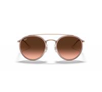 Ray-Ban ROUND DOUBLE BRIDGE 0RB3647N 9069A5 Metall Panto Rosa/Goldfarben Sonnenbrille, Sunglasses