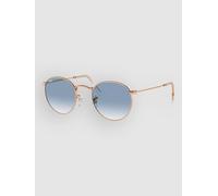 Ray-Ban Round Metal Rosegold Sonnenbrille clear gradient blue Gr. Uni