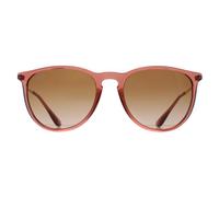 Ray-Ban Rund Damen Transparent Hellbraun Braun Gradient RB4171 Erika Einheitsgröße