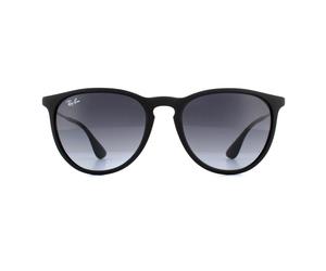 Ray-Ban Runde Damen Sonnenbrille gummiert Schwarz Grau Gradient Einheitsgröße