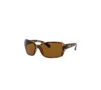 Ray-Ban 0RB4068 642/57 Kunststoff Rechteckig Havana/Havana Sonnenbrille, Sunglasses Havana/Havana Extra Groß