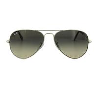 Ray-Ban Sonnenbrille Aviator 3025 003/32 Silber Grau Gradient 58mm Einheitsgröße