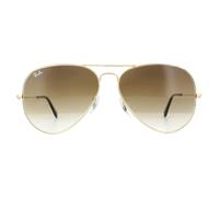 Ray-Ban Sonnenbrille Aviator 3025 Gold Braun Gradient 001/51 Einheitsgröße