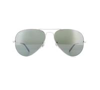 Ray-Ban Sonnenbrille Aviator 3025 W3277 Silber Grau Spiegel Einheitsgröße