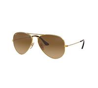 Ray Ban Sonnenbrille Aviator, 58 mm, Gestell: Gold, Gläser: Braun