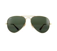 Ray-Ban Sonnenbrille Aviator Metall II RB3689 914731 Gold Grün Einheitsgröße