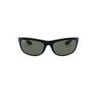 Ray-Ban Envelopper les lunettes de soleil polarisées en vert noir et noir Einheitsgröße
