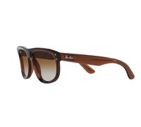 Ray-Ban Boyfriend Reverse Sonnenbrillen Braun Transparent Fassung Braun Glas 56-18