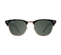 Ray-Ban Sonnenbrille Clubmaster 3016 125571 Spotted Grau Grün Dunkelgrau Gradient Einheitsgröße
