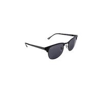 Ray-Ban CLUBMASTER METAL 0RB3716 186/R5 Metall Panto Schwarz/Schwarz unisex Schwarz/Schwarz Mittel