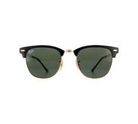 Ray-Ban Sonnenbrille Clubmaster Metall RB3716 187 Gold Top auf schwarz grün Einheitsgröße