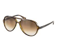 Ray-Ban CATS 5000 0RB4125 710/51 Kunststoff Pilot Havana/Havana Sonnenbrille, Sunglasses Havana/Havana Mittel