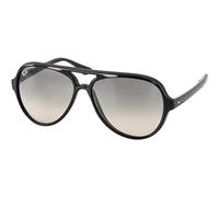 Ray-Ban RB4125 601/32 Kunststoff Pilot Schwarz/Schwarz Sonnenbrille, Sunglasses Schwarz/Schwarz Mittel