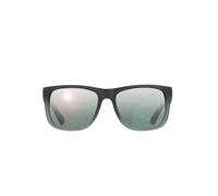 Ray-Ban JUSTIN 0RB4165 852/88 Kunststoff Rechteckig Grau/Grau Sonnenbrille, Sunglasses Grau/Grau Klein