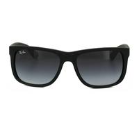 Ray-Ban Sonnenbrille Justin 4165 601/8G Gummi Schwarz Grau Gradient Einheitsgröße