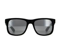 Ray-Ban Sonnenbrille Justin 4165 622/6G Gummi Schwarz Grau Spiegel Einheitsgröße