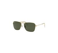 Ray-Ban Herren Sonnenbrille - CARAVAN - RB3136 - 001 - 55mm - Gold, Pilot
