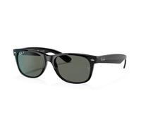 Ray-Ban New Wayfarer 0RB2132 901/58 Kunststoff Rechteckig Schwarz/Schwarz Sonnenbrille, Sunglasses Schwarz/Schwarz Mittel