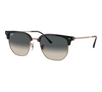 Ray-Ban New Clubmaster Gris foncé sur or rose - 51-20