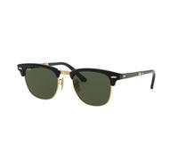 Ray-Ban CLUBMASTER FOLDING RB2176 901 Kunststoff Eckig Schwarz/Goldfarben Sonnenbrille, Sunglasses Schwarz/Goldfarben Mittel