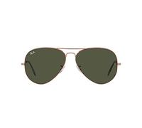 Ray-Ban Sonnenbrille RB3025 AVIATOR LARGE METAL 920231 Unisex Farbe pink gold Glas Grün Größe 55 mm