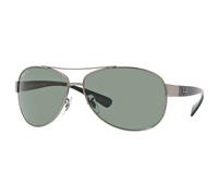 Ray-Ban RB3386 0 004/9A polarisiert Metall Pilot Grau/Grau Sonnenbrille, Sunglasses