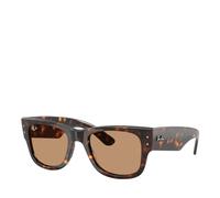 Ray - Ban Unisex RB0840S MEGA WAYFARER 902/53 Gläser SONNENBRILLEN Acetat Schildkröte Braun Quadratisch Normal