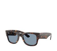 Ray - Ban Unisex RB0840S MEGA WAYFARER 902/56 Gläser SONNENBRILLEN Acetat Schildkröte Blau Quadratisch Normal