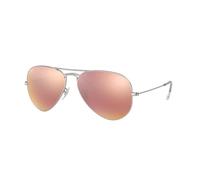 Ray-Ban Aviator RB3025 019/Z2 Metall Pilot Silberfarben/Silberfarben Sonnenbrille, Sunglasses Silberfarben/Silberfarben Mittel