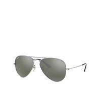 Ray-Ban AVIATOR 0RB3025 W3275 Metall Pilot Silberfarben/Silberfarben Sonnenbrille, Sunglasses Silberfarben/Silberfarben Klein