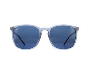 Ray-Ban Square Herren Sonnenbrille Transparent Blau mit blauen Verlauf Einheitsgröße
