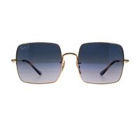 Ray-Ban Square RB1971 914778 polished gold blue grey gradient polarized sunglasses Einheitsgröße