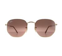 Ray-Ban Square Unisex Arista Gold Braun Grau Gradient Sonnenbrille Einheitsgröße