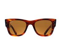 Ray-Ban Square Unisex Gestreifte Havanna Braun RB0840S Mega Wayfarer Einheitsgröße