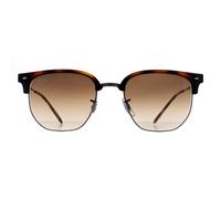 Ray-Ban Square Unisex Havanna Braun Gradient RB4416 Neu Clubmaster Einheitsgröße