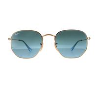 Ray-Ban Square Unisex Sonnenbrille Gold Blau Grau Verlauf Einheitsgröße