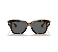Ray-Ban STATE STREET 0RB2186 1292B1 Kunststoff Panto Havana/Havana Sonnenbrille, Sunglasses