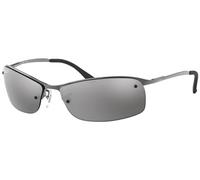 Ray-Ban Top Bar Original mit Care-Kit (Gunmetal | Silver Flash Polarized)