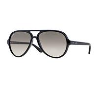 Ray-Ban RB4125 601/32 Kunststoff Pilot Schwarz/Schwarz Sonnenbrille, Sunglasses Schwarz/Schwarz Mittel