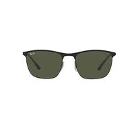 Ray-Ban RB3686 186/31 Sonnenbrille in matte black on black 57/19