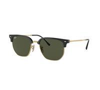 Ray-Ban New Clubmaster Sonnenbrillen Schwarz Auf Gold Fassung Grün Glas 53-20