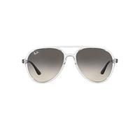 Ray-Ban Unisex-Erwachsene Brille, Transparent/Grey Shaded, 57